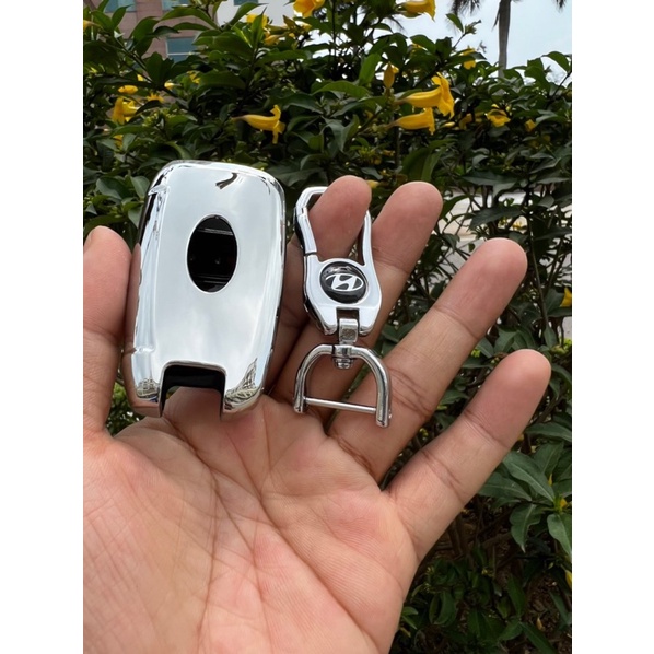 Ốp chìa khoá TPU xe ô tô HUYNDAI accent 2019 phiên bản chìa bật