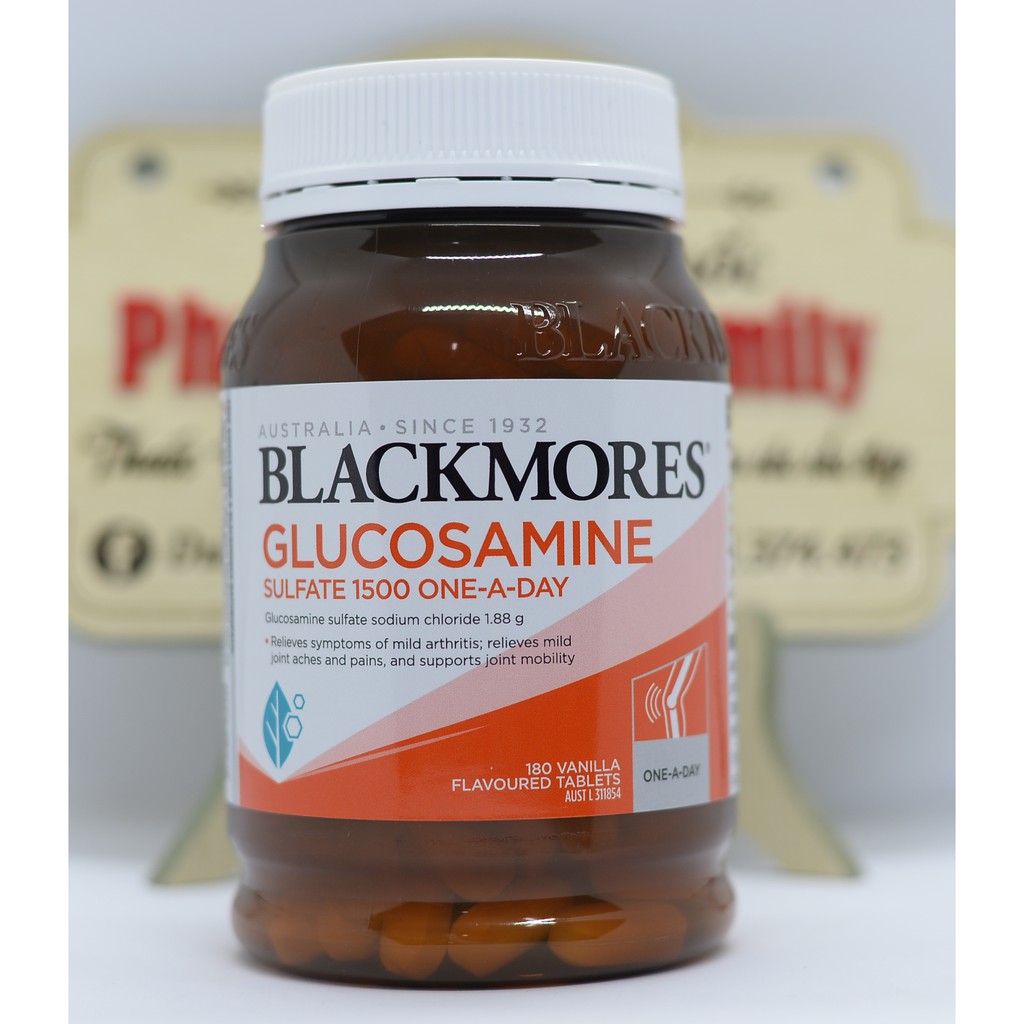 Blackmores Glucosamin Viên uống cải thiện các vấn đề xương khớp - 180 viên - Mẫu mới 2020