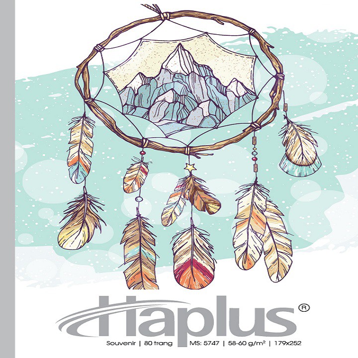 Vở kẻ ngang HAPLUS -SOUVENIR 200 trang