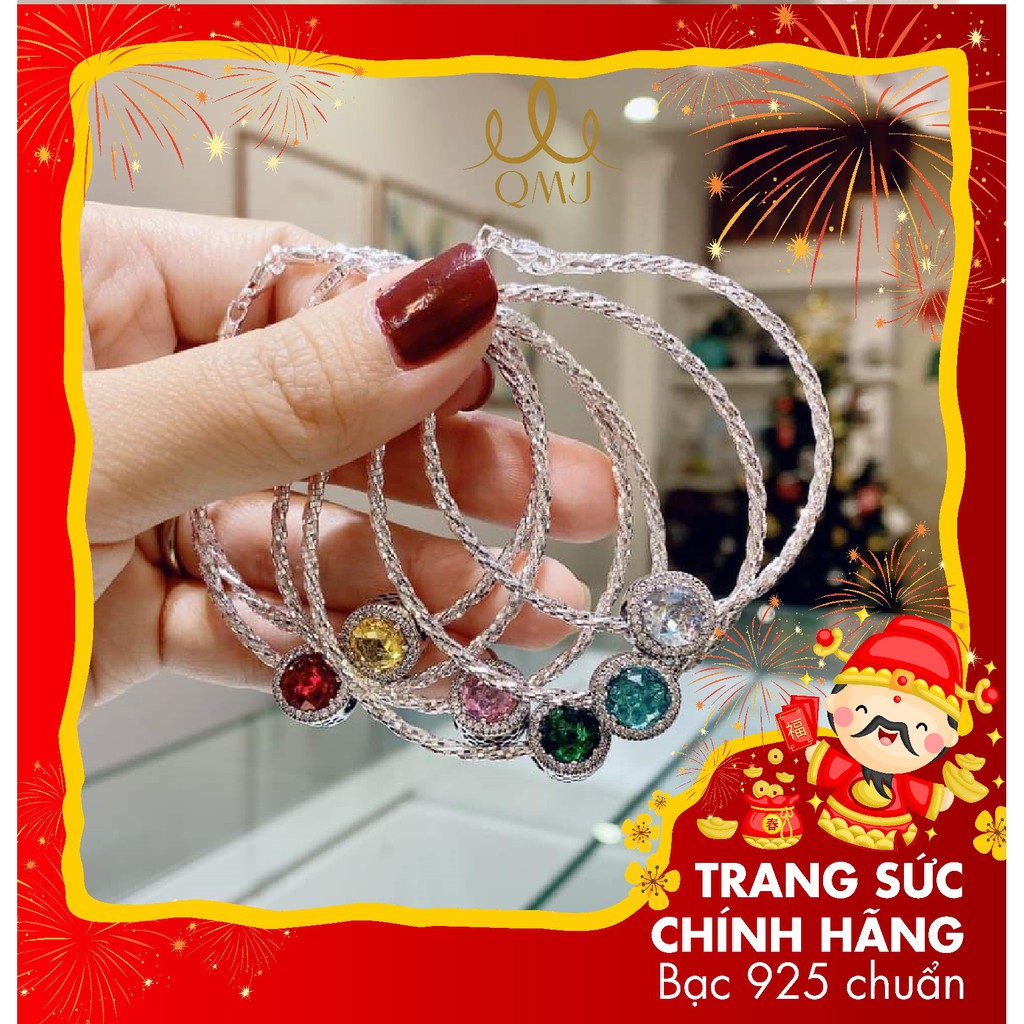 Vòng tay bạc phay Vip Thiên kim mix charm bạc cao cấp Q223 | BigBuy360 - bigbuy360.vn