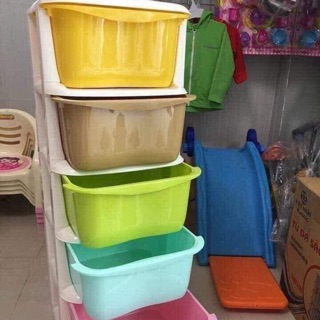 Tủ đa sắc 5 tầng