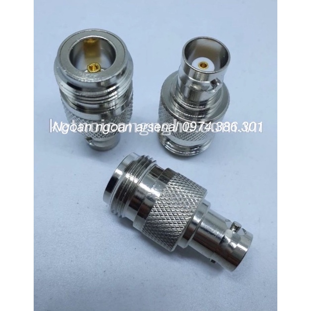 rắc cao tần chuyển đổi N đực BNC cái, N cái BNC đực và N cái BNC cái 50OHM