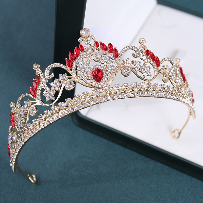 Cài Tóc Hình Vương Miện Đính Đá Thời Trang Cho Nữ