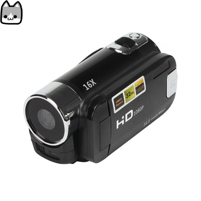 Camera Camcorders, 16MP High Definition Digital Video Camcorder 1080P 2.7 Inches TFT LCD Screen 16X