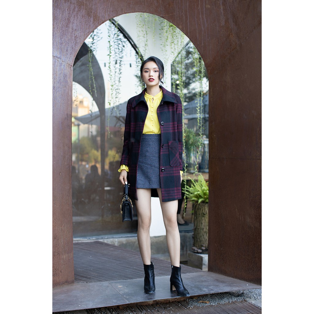 Áo khoác dạ nữ dài tay có túi ốp sang trọng KDW0482 - 9 | BigBuy360 - bigbuy360.vn