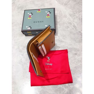 ví mini nữ da thật cao cấp Gucci mickey