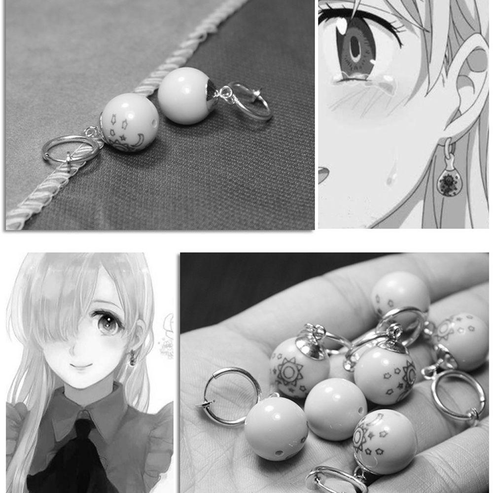 FORBETTER Bông Tai Hóa Trang Nhân Vật Elizabeth Trong Anime The Seven Deadly Sins