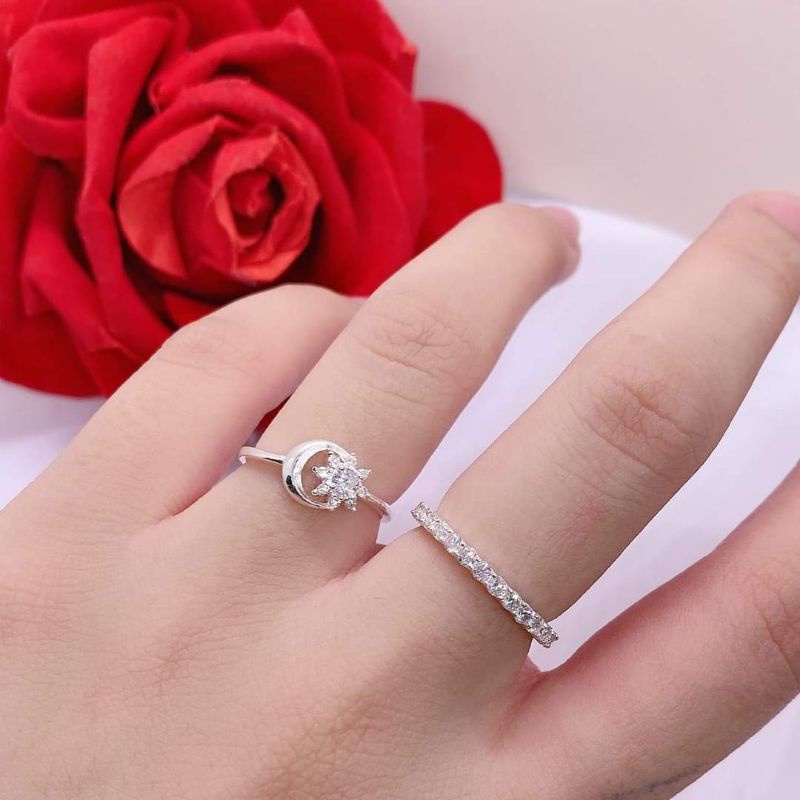 Nhẫn bạc nữ ( bạc chuẩn 100%)