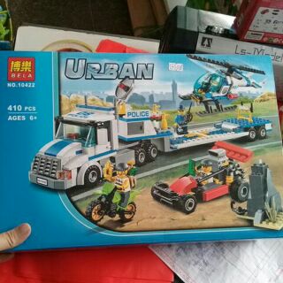 Lego city 10422. 410 khối. Cảnh sát bắt cướp.