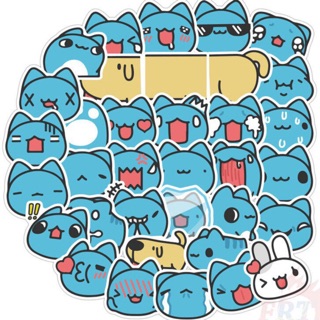 Sticker mèo capoo set 30-60 cái ép lụa/ hình dán mèo xinh capoo