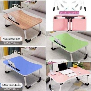 Bàn học gấp gọn có khe để ipad