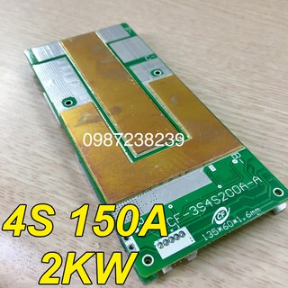 BMS LifePO4 4S 150A công suất 2KW