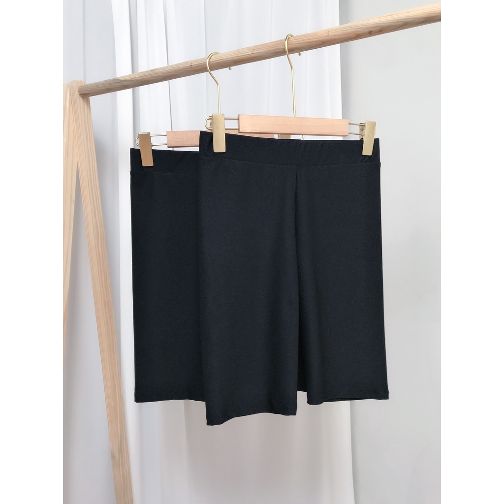 Quần legging nữ lửng ngố cạp cao bigsize nâng mông cotton co giãn mềm mại