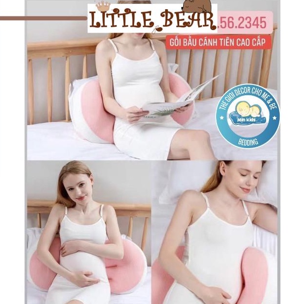 Gối bầu cánh tiên gôi kê bụng bầu cao cấp chính hẫng Mịn Kids
