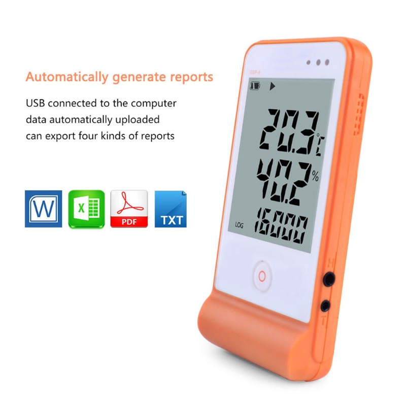 Máy ghi dữ liệu nhiệt độ và độ ẩm USB GSP-6 có độ chính xác cao