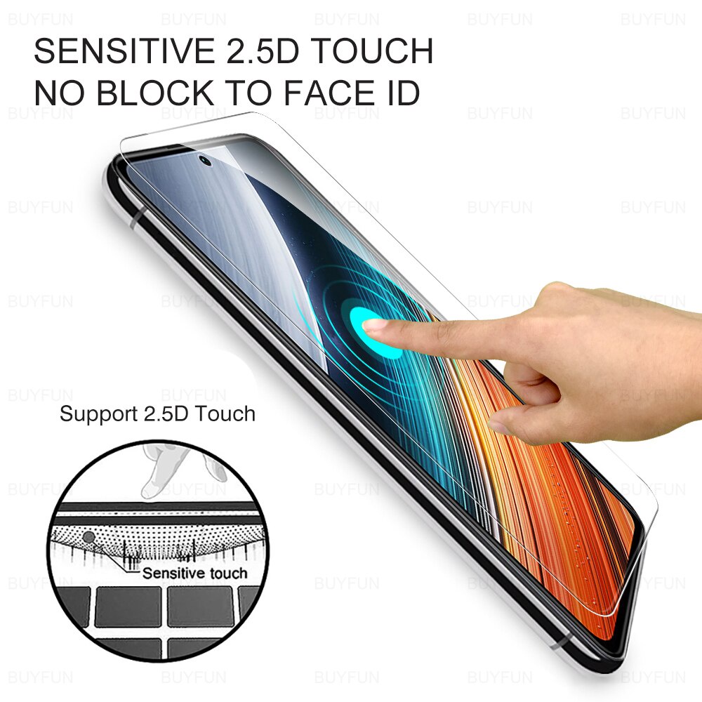 Set 4 Kính Cường Lực Bảo Vệ Toàn Màn Hình Cho Xiaomi Redmi K40s Redmi K40s RedmiK40s 6.67"