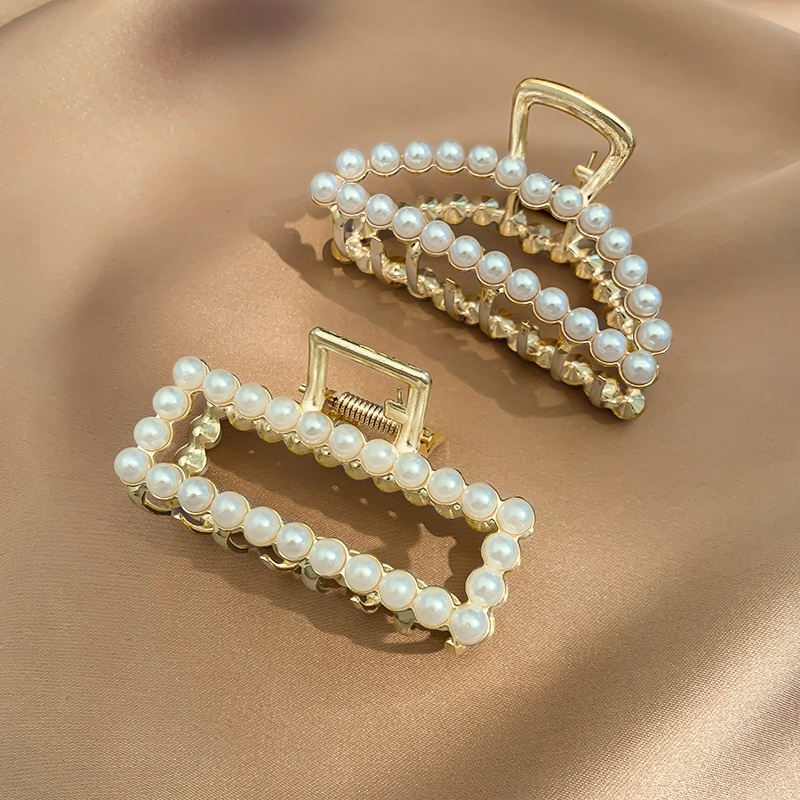 Kẹp Tóc Đính Ngọc Trai Nhân Tạo Thời Trang Hàn Quốc