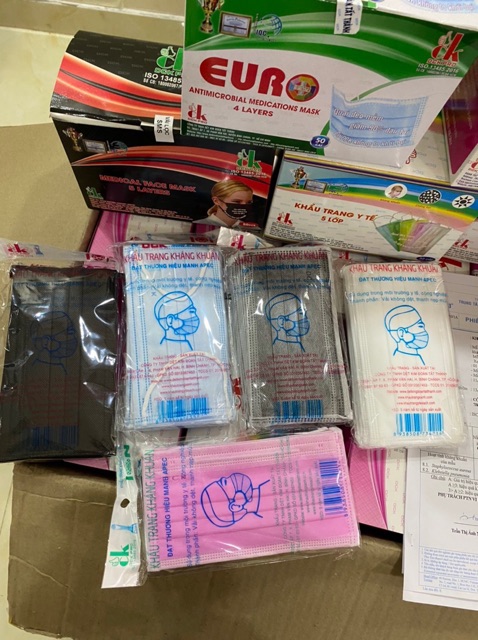 HỘP 50 CÁI khẩu trang THAN TRE KHÁNG KHUẨN  5 LỚP | BigBuy360 - bigbuy360.vn