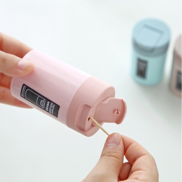 Lọ đựng tăm, lọ đựng hạt tiêu bằng nhựa cao cấp thiết kế nắp đóng mở tiện dụng