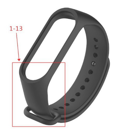 Dây đeo bằng silicone nhiều màu cho đồng hồ thông minh Xiaomi Mi Band 3 Miband 3 4 ( 26 màu )