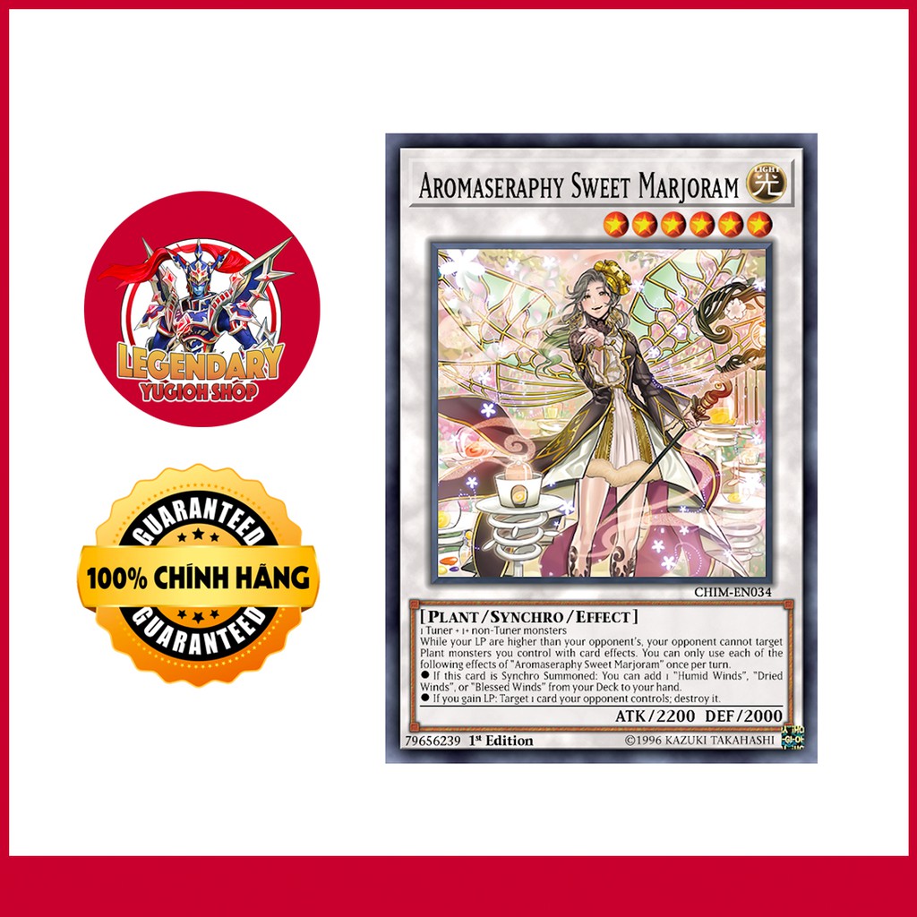 [EN][Thẻ Bài Yugioh Chính Hãng] Aromaseraphy Sweet Marjoram