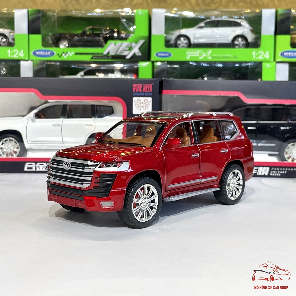 Xe mô hình hợp kim Toyota Landcruiser LC300 tỉ lệ 1:24 Carshop hãng Sheng Run 3 màu