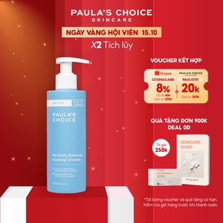 Sữa rửa mặt cân bằng da hoàn hảo Paula's Choice Resist Perfectly Balanced Foaming Cleanser 190ml mã: 7830