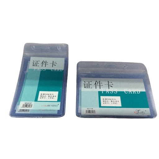 Bảng Tên Nhựa Dẻo Zipper 108 Ngang 107 Đứng Chất Nhựa Cứng Chắc Chắn Nhẹ Bền Dùng Đeo Bảng Tên Hội Nghị Văn Phòng