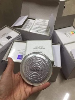 Phấn phủ nén GEO bạc SIMPRE