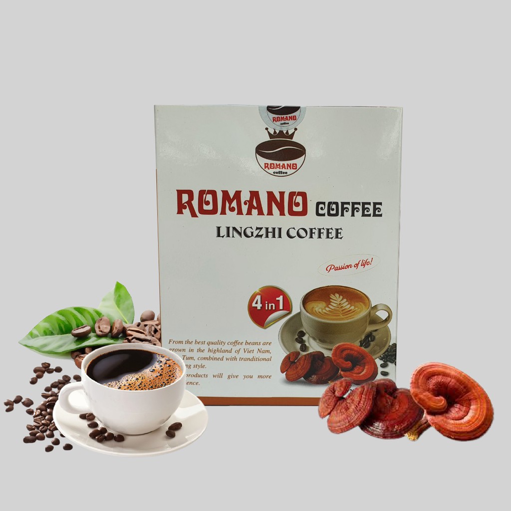 RomanoCoffee Cà phê Linh Chi 4in1