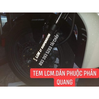 TEM LCM CÓ PHẢN QUANG DÁN PHUỘC TRƯỚC