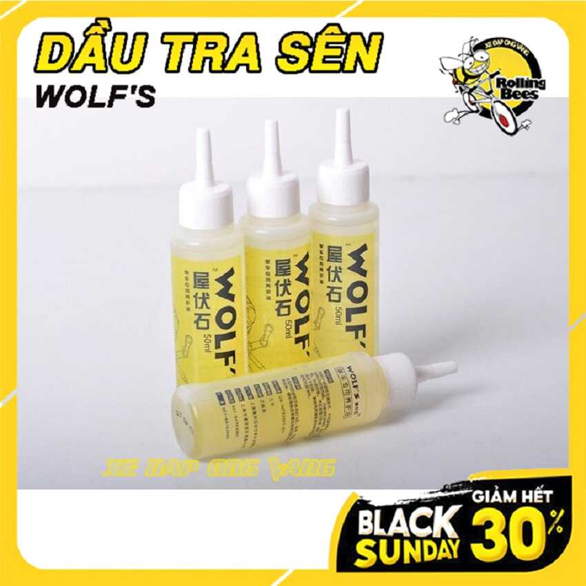 Dầu tra xích xe đạp WOLF'S Hàng Chính Hãng