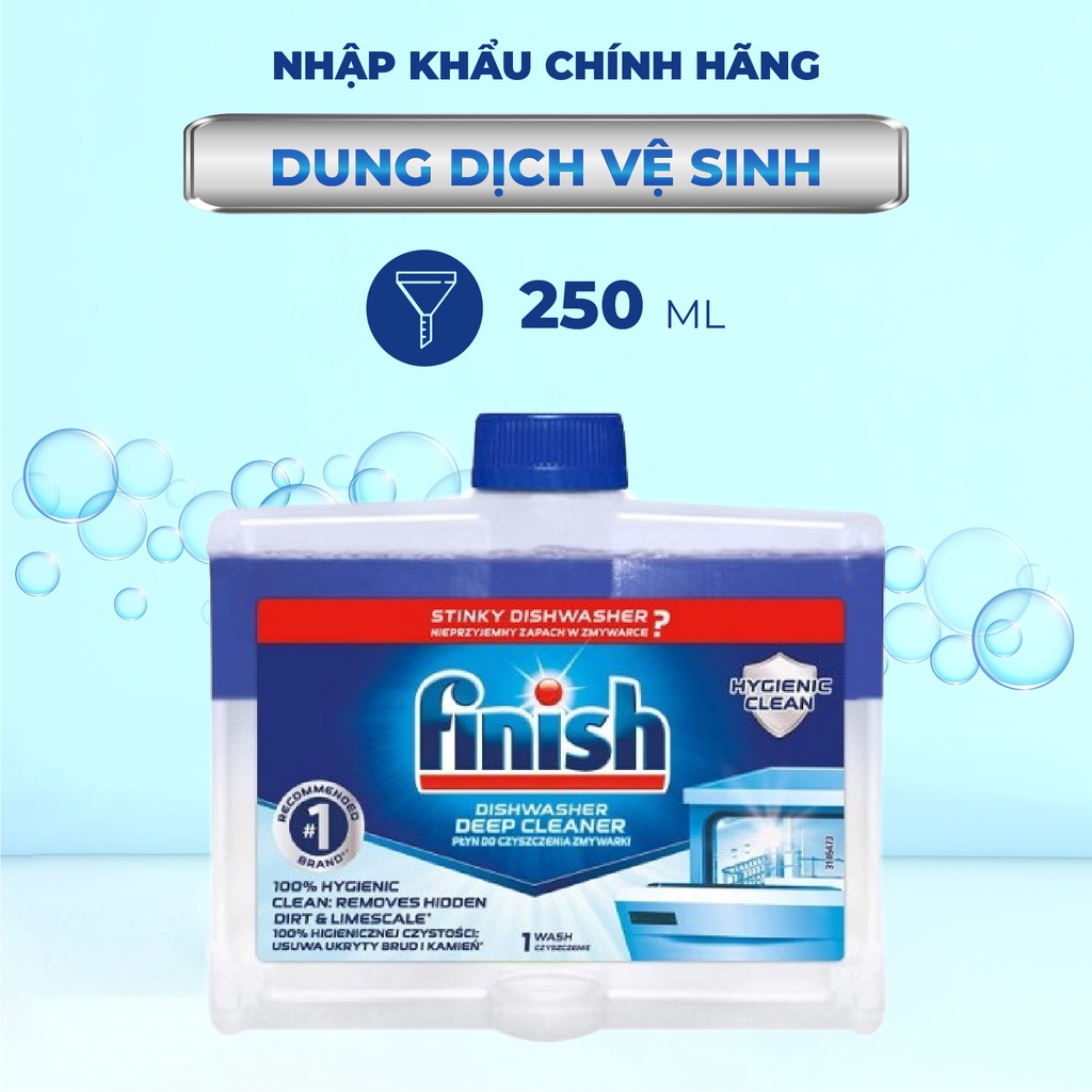 Dung dịch vệ sinh máy rửa bát Finish 250ml