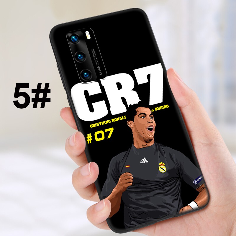 Ốp điện thoại dẻo in hình Cristiano Ronaldo CR7 cho Huawei Y6P Y6 Y9 Y7 Prime 2019 2018 2017 LUA24