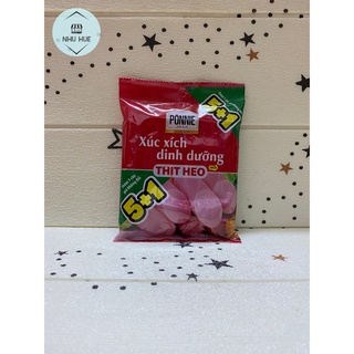 Xúc xích dinh dưỡng Ponnie thịt heo (6 cây x 35g)