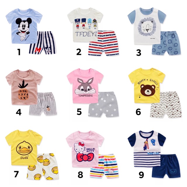 Combo set bộ cotton cho bé