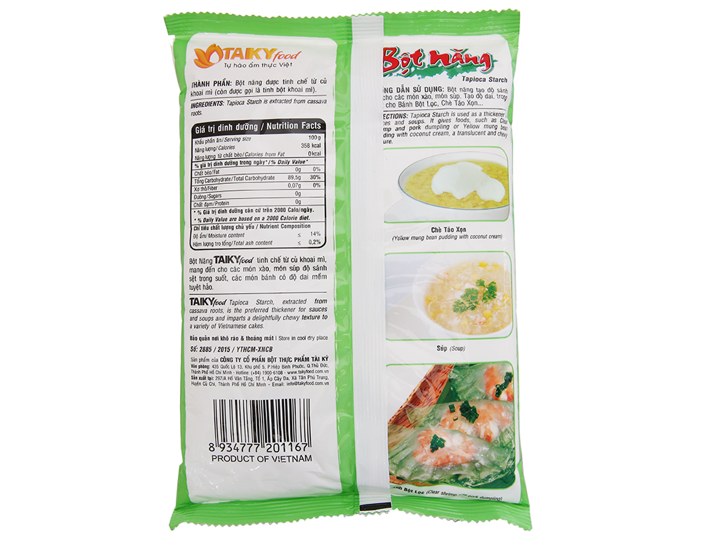 Bột năng Tài Ký gói 400g