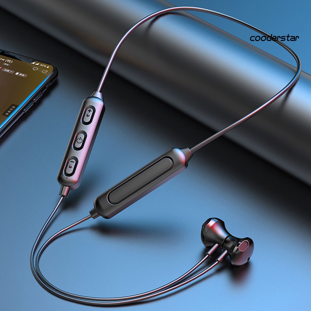 Set Tai Nghe Nhét Tai Đeo Cổ Bluetooth 5.0 Từ Tính Có Micro Tiện Dụng N BT-95