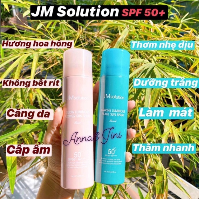 Kem chống nắng xịt JM solution