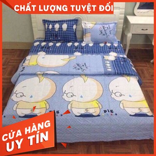 Trọn bộ ga gối poly cotton 1m2*1m9được chọn mẫu ga gối poly hot 2019