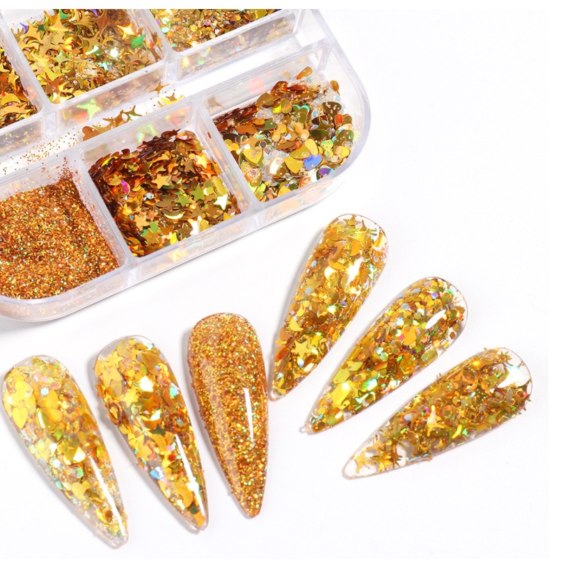 set phụ kiện trang trí nail