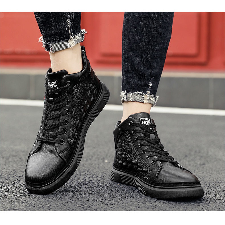 Giày Thể Thao Đế Mềm Họa Tiết Da Cá Sấu Thời Trang Mùa Xuân Cho Nam 2022