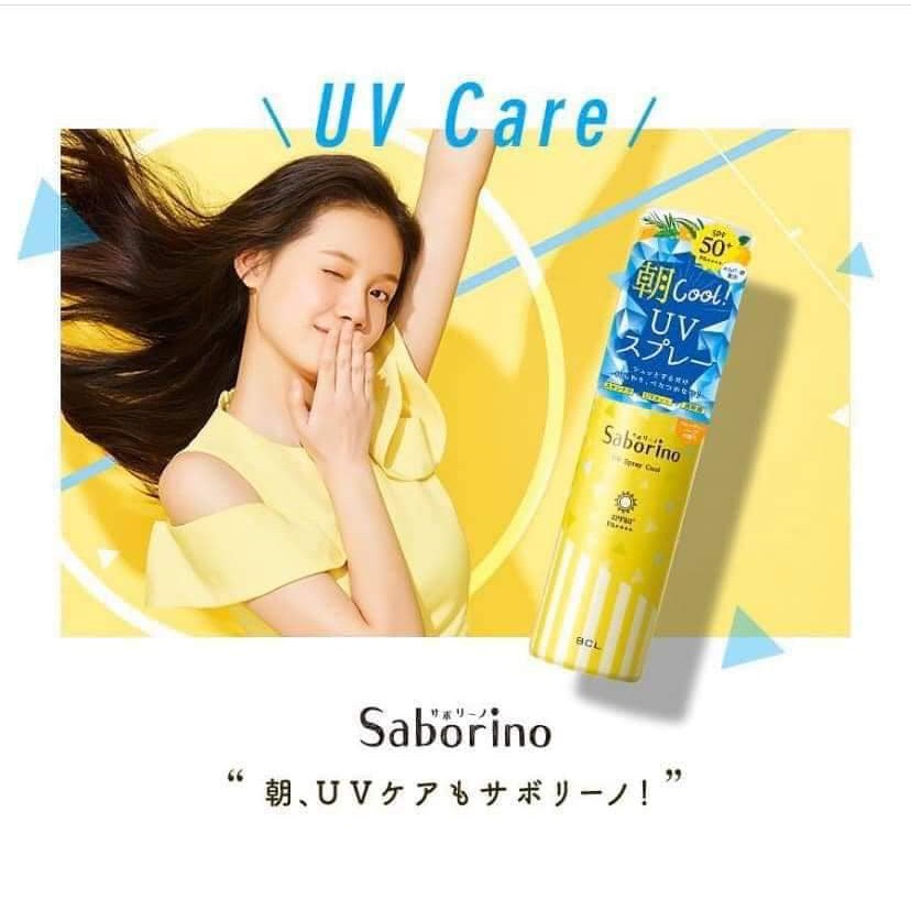 Xịt Chống Nắng Saborino Morning Uv Spray Cool SPF50+ PA++++