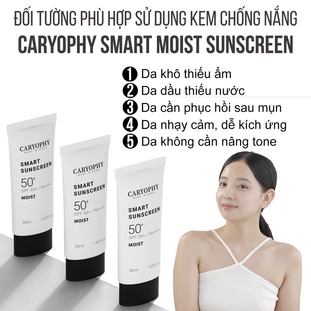 Kem Chống Nắng Caryophy Smart Moist Sunscreen 50ml