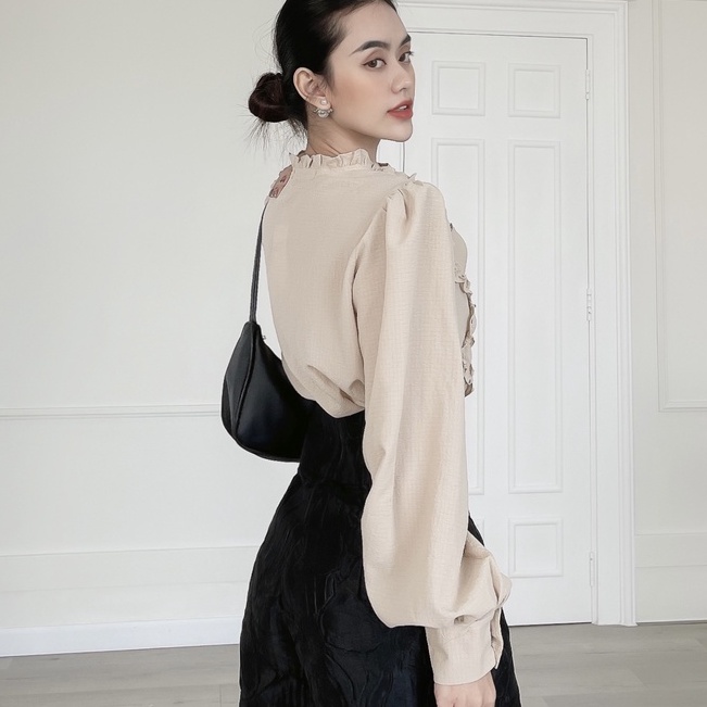 [BBSTORE'S] Áo Tay DÀI Phối Ren -A809