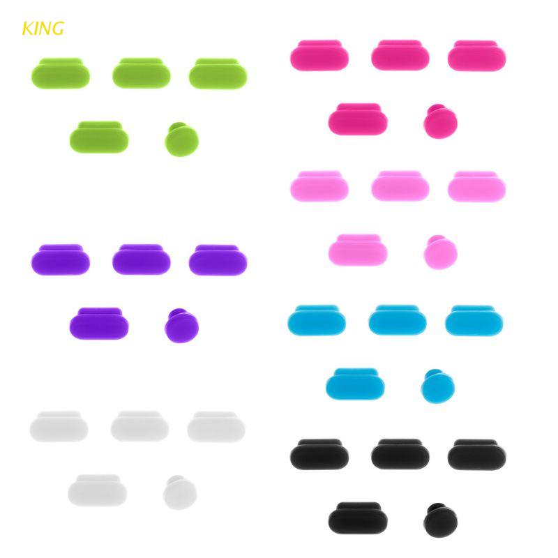 Bộ 5 Nút Silicon Chống Bụi Cho Cổng Dữ Liệu Laptop Apple Macbook Pro