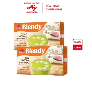 Combo 2 hộp Trà Blendy matcha gạo rang (170g/ hộp)
