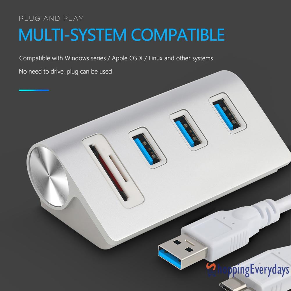 Thiết Bị Chuyển Đổi Sv Rocketek Hub-3Pc2 3 Cổng Usb 3.0 Hub Cho Macbook