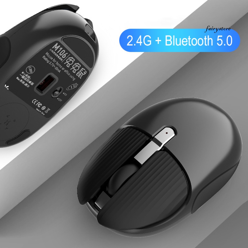 Chuột Không Dây Kết Nối Bluetooth 2.4ghz