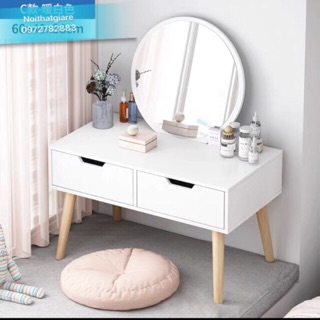 Bàn Trang Điểm Ngồi Bệt Phong Cách Hiện Đại- Bàn Phấn Mini